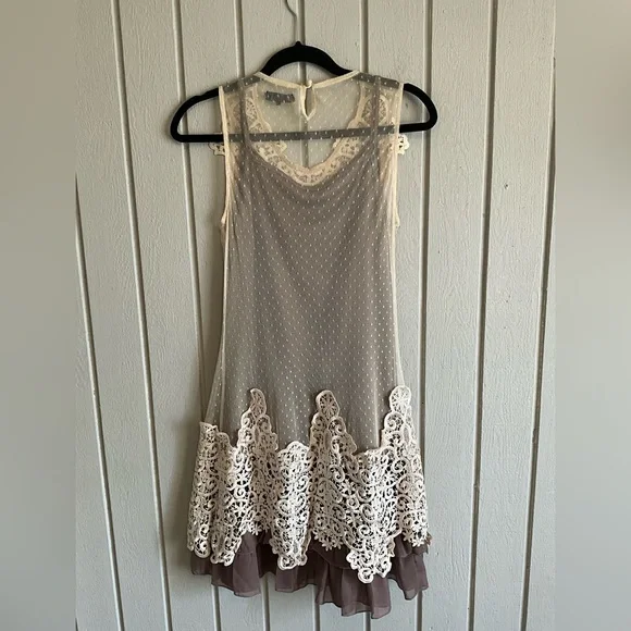 Ryu Cream Lace Mini Dress - Picture 3 of 5